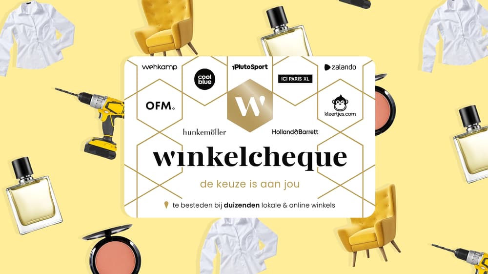 Waar kun je de Winkelcheque besteden?